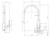 Arlo Gooseneck Sink Mixer 6 Star 200mm Chrome [300015]