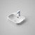 Luna Inset Basin with Overflow White 1 Tap Hole [153098]