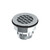 Shower Base Waste 80mm w/50mm Outlet Plastic Chrome [025215]