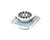 Plastic Round Floor Waste 80mm with Megaflex Flange 50mm outlet Chrome [025294]