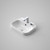 Luna Inset Basin with Overflow White 3 Tap Holes [153099]