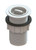 Plug & Waste w/Rubber Plug 32mm x 90mm PVC White [025545]