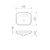 Luna Inset Basin with Overflow White 0 Tap Holes [153101]
