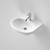 Integra Wall Basin 500 I Trap Vitreous China with Brk White 1 Tap Hole [058895]