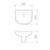 Integra Wall Basin 500 I Trap Vitreous China with Brk White 1 Tap Hole [058895]