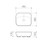 Luna Semi Recessed Basin White 0 Tap Holes [153102]