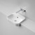 Luna Semi Recessed Basin White 0 Tap Holes [153102]