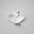 Luna Semi Recessed Basin White 1 Tap Hole [153103]