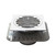 Brass Square Floor Waste 80mm with Megaflex Flange 50mm outlet Chrome [025204]