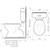Slimline Concorde Connector Suite PNV Standard Seat White 4Star [110604]