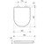 Metro Toilet Seat Wall Hung Pans Soft-Close Hinge White [112017]