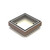 Bermuda Square Tile Insert Grate Floor Waste w/Megaflex Flange 50mm Outlet Chrome [112178]