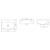 Cubus Utility Wall Basin with Overflow Vitreous China White 1 Tap Hole [124534]