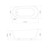 Blanc Freestanding Bath 1700mm White [124752]