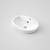 Track Inset Basin with Overflow White 1 Tap Hole [124875]