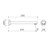 Saracom Wall Bath Outlet 240mm [125625]