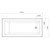 Newbury 1675mm Bath 280L Acrylic White [129932]