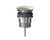 Plug & Waste Brass 4-In-1 Mushroom Pop-Up "Quattro" Multi fit 32mm & 40mm w/and w/o Overflow Chrome [139000]