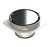 Bermuda Round Flipper Floor Waste with Megaflex Flange 80mm Outlet Chrome [139670]