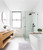 Bermuda "Lowline" Square Tile Insert Floor Waste with Megaflex Flange 50mm Outlet Chrome [139675]
