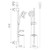 Pin Multifunction Rail Shower Black [151574]