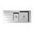 Evolution Care 1.5 End Right Hand Bowl Overmount Stainless Steel 1 Tap Hole [192274]