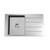 Evolution Care Single End Reverse Bowl Overmount Stainless Steel 3 Tap Holes [192279]