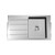 Evolution Care Single End Right Hand Bowl Overmount Stainless Steel 1 Tap Hole [192281]