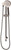 Matcha Hand/Rail Shower Round Head 4Star Brushed Nickel [250006]