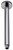 Matcha Ceiling/Dropper Arm 300mm Round Chrome [250013]