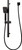 Chai Rail Shower Square 4star Matte Black [250033]