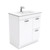 Dolce 750mm Ceramic UniCab Vanity on Kickboard Left Drawers Solid/Handle White 1TH [153193]