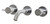 Spruce (Dahlek) Bath Set Lever 1/4 Turn Ceramic Disc Chrome [250100]