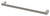 Gloss Towel Rail Single 600mm Brushed Nickel [153576]