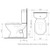 Profile Left Hand Skew Trap Close Coupled Soft Close Suite [153711]