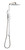 Chai Deluxe Twin Shower 3Star Square Chrome [250213]