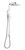 Chai Twin Shower Square 3Star Chrome [250215]