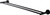 Chia Towel Rail Double 750mm Matte Black [250225]