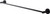 Chia Towel Rail Single 750mm Matte Black [250233]