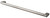Sandalwood (Surrey) Towel Rail Single 600mm Brushed Nickel [250254]