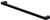 Sandalwood (Surrey) Towel Rail Single 600mm Matte Black [250257]