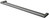 Sandalwood (Surrey) Towel Rail Double 750mm Gun Metal [250260]