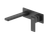 Edge II Wall Mixer Set 200mm Spout (Trim Kit Only) Black LF [285884]