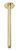 Vivid Ceiling Shower Arm Round 300mm Brushed Gold [155293]