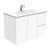 Dolce Ceramic Moulded Basin-Top + Fingerpull Gloss White Cabinet Wall-Hung 2 Door 2 Left Drawer 900mm 1 Tap Hole [165935]