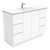 Dolce Fingerpull 1200mm Vanity On Kickboard Gloss White 1 Tap Hole [165938]