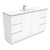 Dolce Fingerpull 1500mm Single Bowl Vanity On Kickboard Gloss White 1 Tap Hole [165942]
