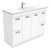 Dolce Ceramic Unicab Vanity On Kickboard Solid/Handle 1200mm White 1 Tap Hole [165272]