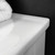 Dolce Ceramic Unicab Vanity On Kickboard Right Drawers Solid/Handle White 900mm 1 Tap Hole [165265]