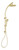 Vivid Twin Rail Shower 5Star Brushed Gold [155283]